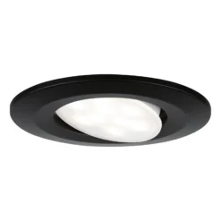 Paulmann Calla negro, con interruptor de encendido/apagado y cabezal giratorio,