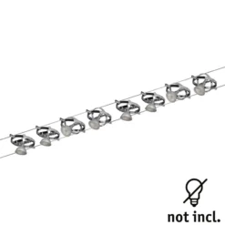 Paulmann Cardan sobre cable 8 cromo mate/cromo
