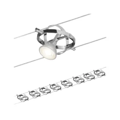 Paulmann Cardan sobre cable 8 cromo mate/cromo