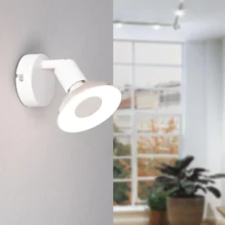 Paulmann Carolina foco de pared blanco, 1 luz