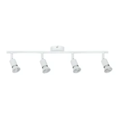 Paulmann Carolina foco de techo, blanco 4 luces