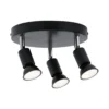 Paulmann Carolina foco de techo, 3 luces IP44