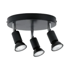 Paulmann Carolina foco de techo, 3 luces IP44