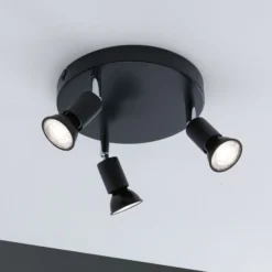 Paulmann Carolina foco de techo, 3 luces IP44