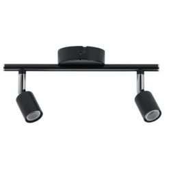 Paulmann Carolina foco de techo, 2 luces IP44
