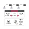 Paulmann Choose Coin LED 3 step dim 100° 2700K 3ud