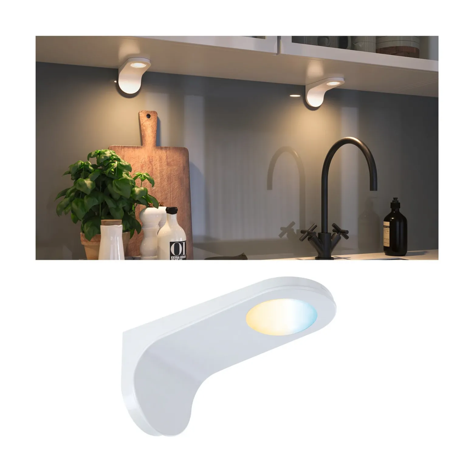 Paulmann Clever Connect Neda de muebles, blanco
