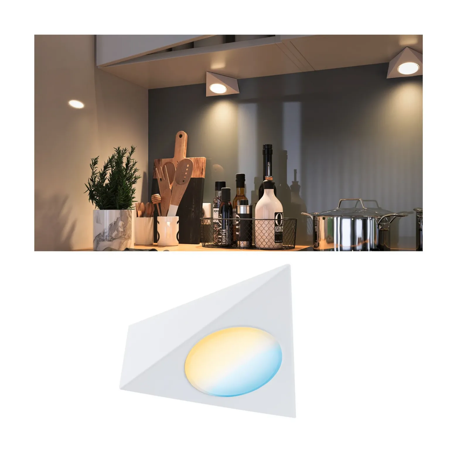 Paulmann Clever Connect Trigo de muebles, blanco