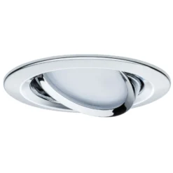 Paulmann Coin Slim empotrado LED cromo dim 3 ud