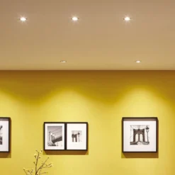 Paulmann Coin Slim empotrado LED 3 ud angular alu