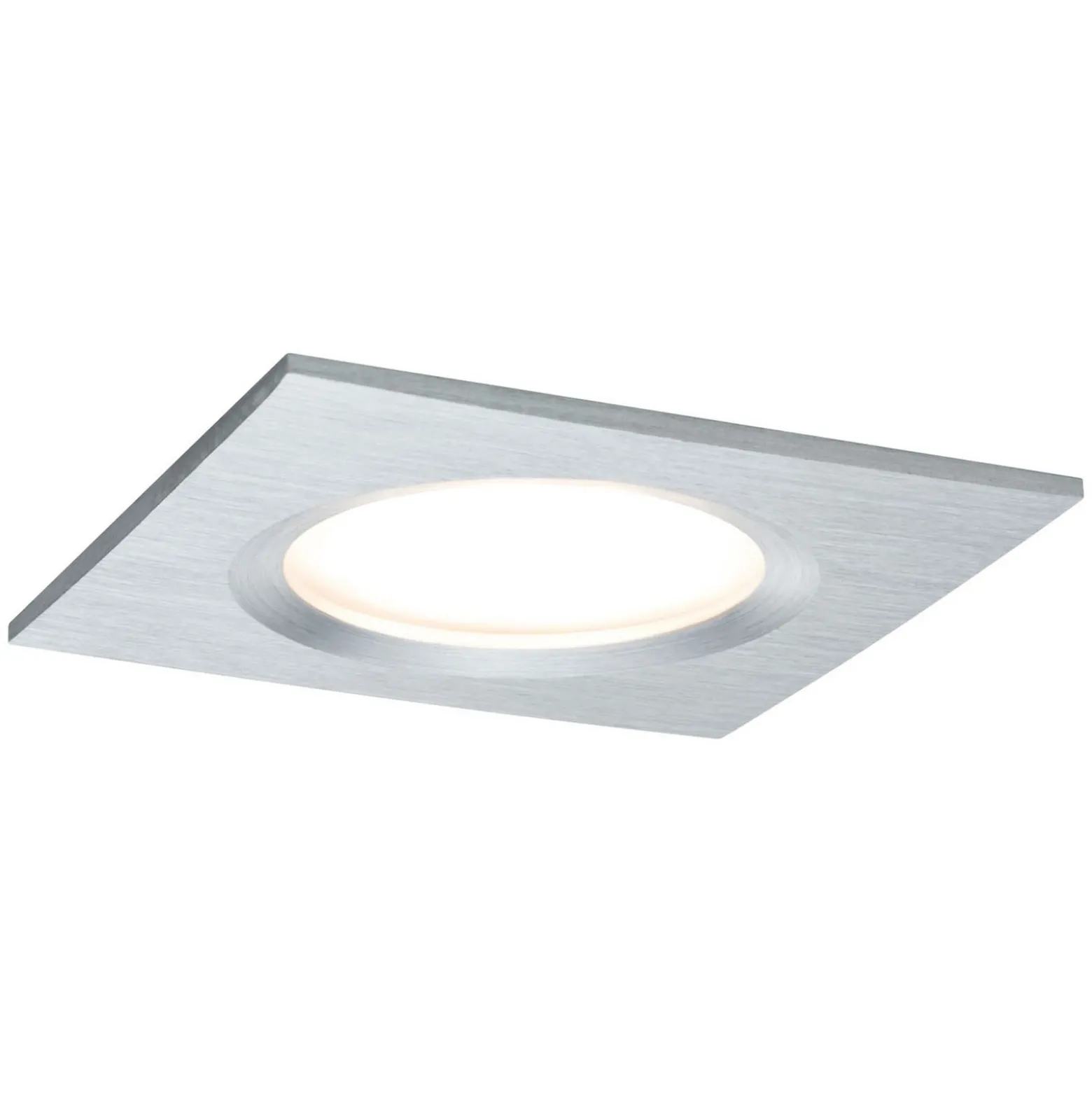 Paulmann Coin Slim empotrado LED 3 ud angular alu
