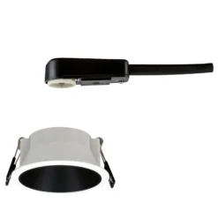 Paulmann Cole Foco GU10, blanco/negro