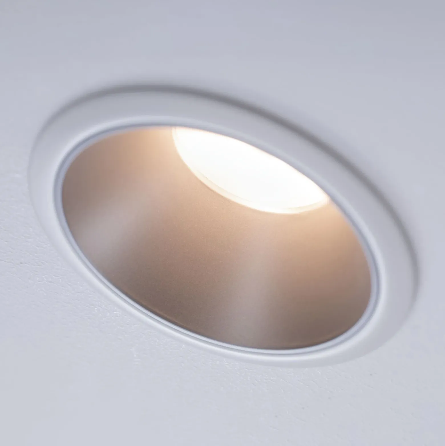 Paulmann Cole Foco LED plateado-blanco, juego de 3