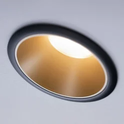 Paulmann Cole spotlight LED, dorado-negro