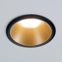 Paulmann Cole spotlight LED, dorado-negro