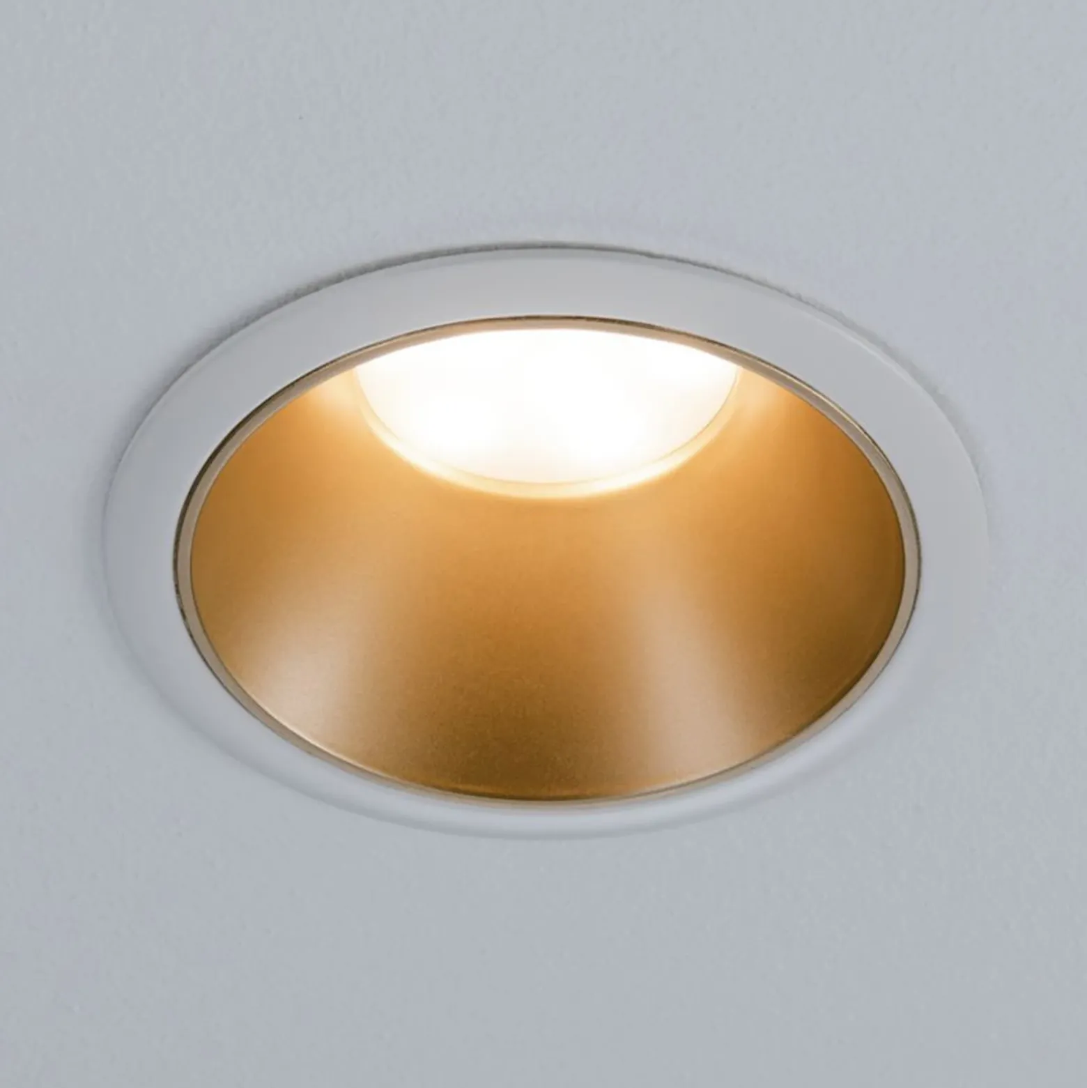 Paulmann Cole spotlight LED, dorado-blanco