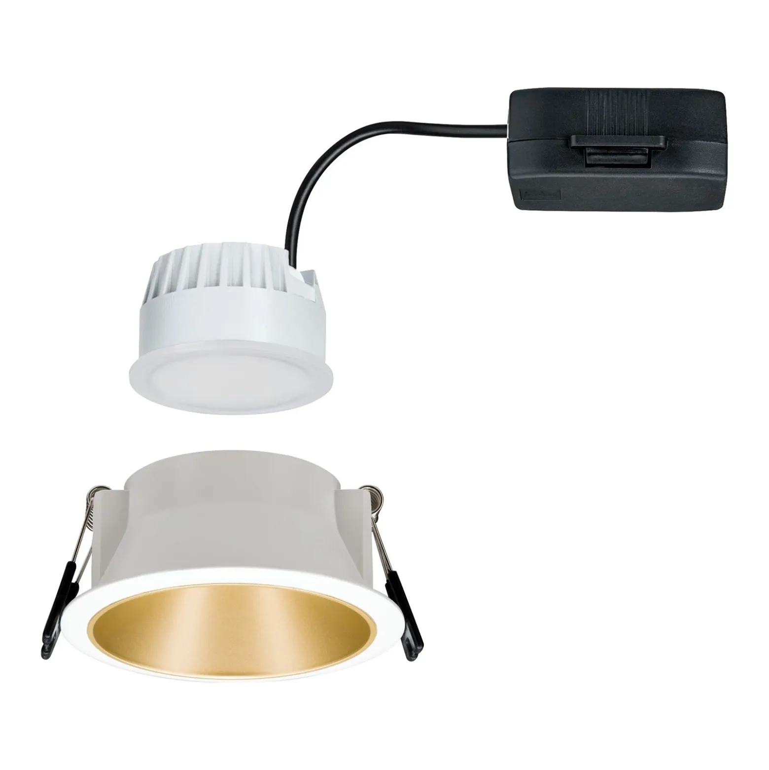 Paulmann Cole spotlight LED, dorado-blanco