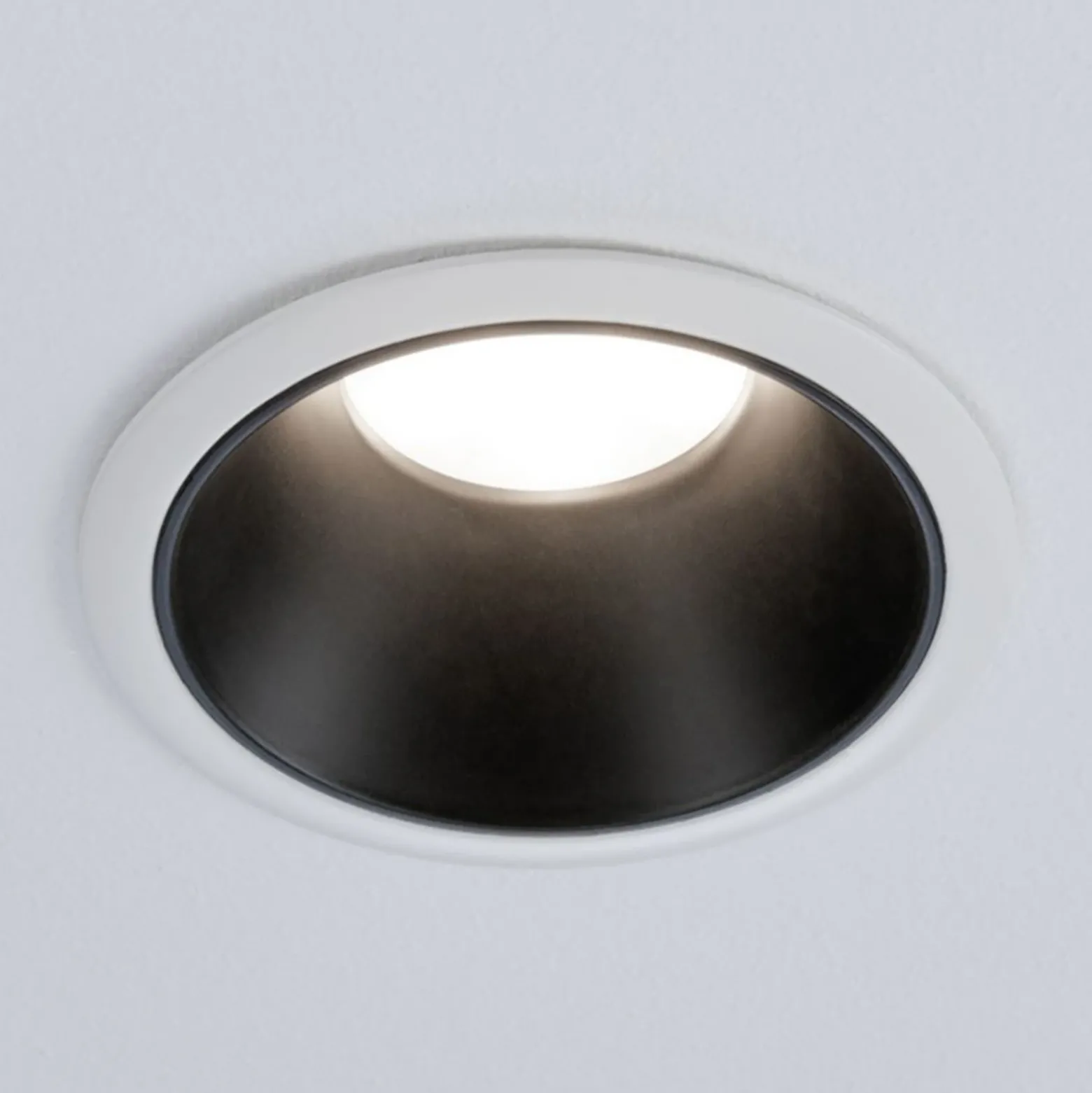 Paulmann Cole spotlight LED, negro-blanco, set 3