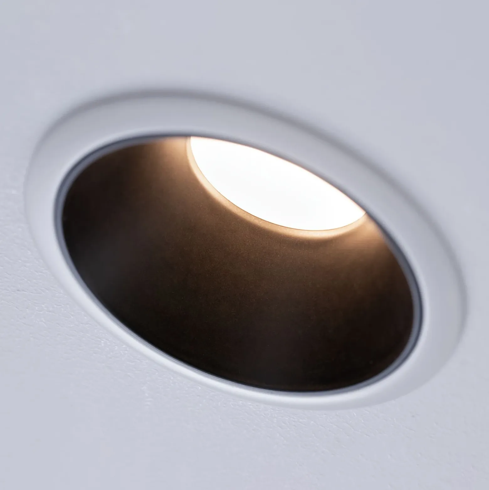 Paulmann Cole spotlight LED, negro-blanco, set 3