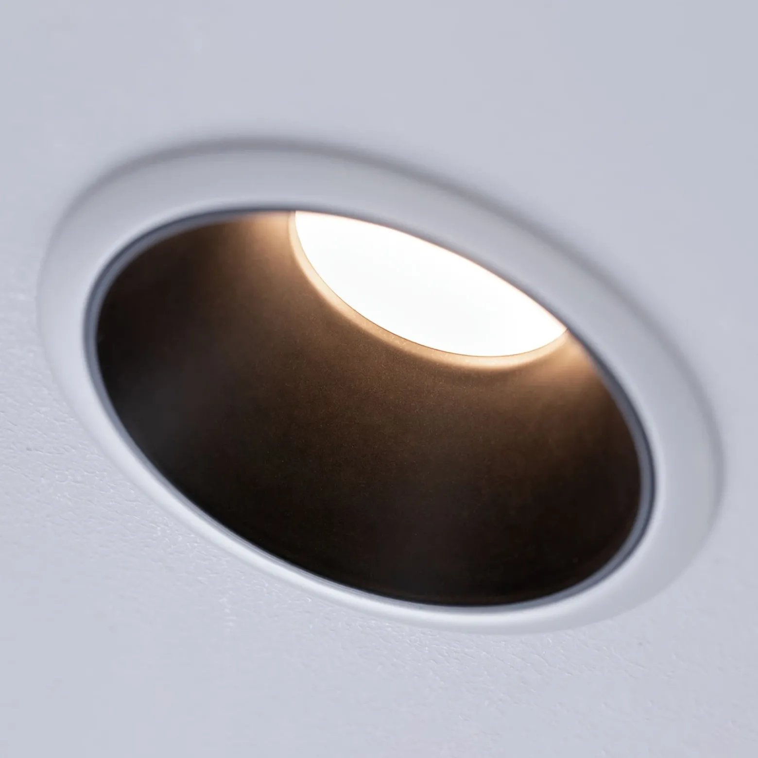 Paulmann Cole spotlight LED, negro-blanco