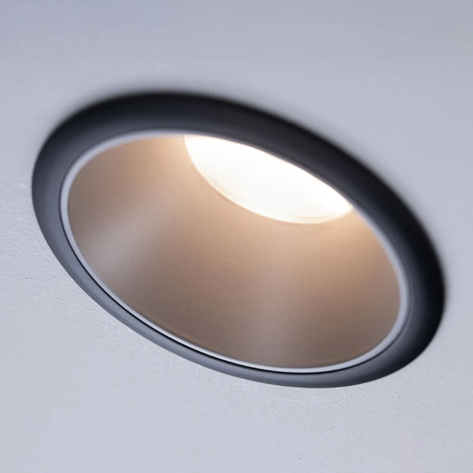 Paulmann Cole spotlight LED, plata-negro