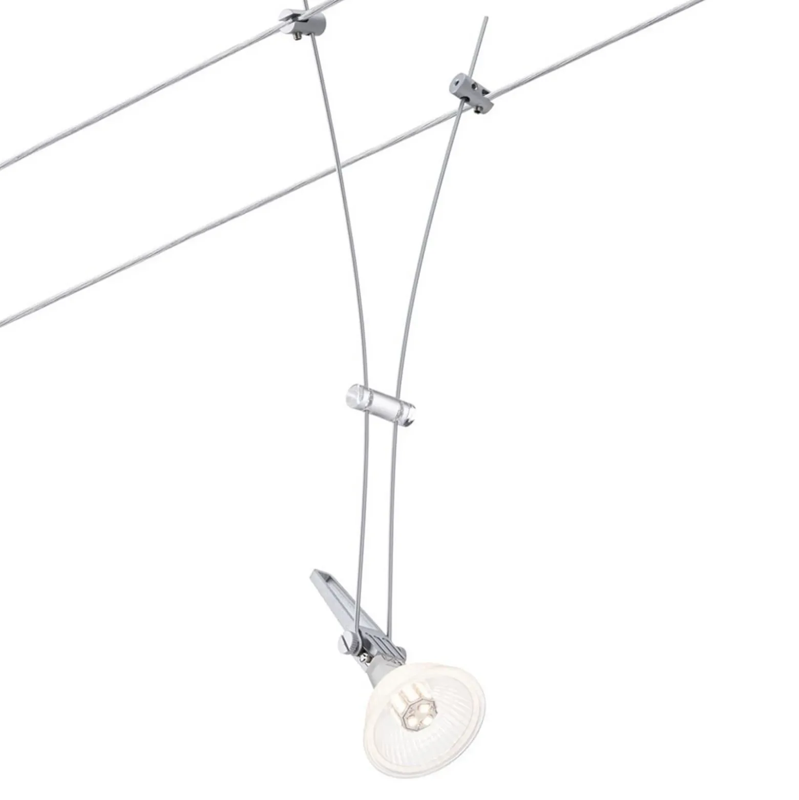 Paulmann Comet foco iluminación sobre cable, cromo