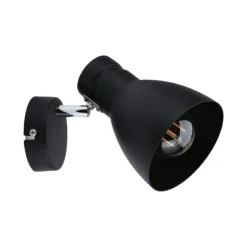 Paulmann Davy lámpara de pared, negro, 1 luz