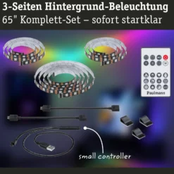 Paulmann EntertainLED LED-Strip RGB Set de TV de 65 pulgadas