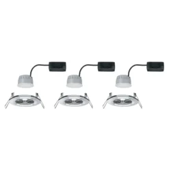 Paulmann foco empotrable LED Nova Coin 3 cromo redondo atenuable