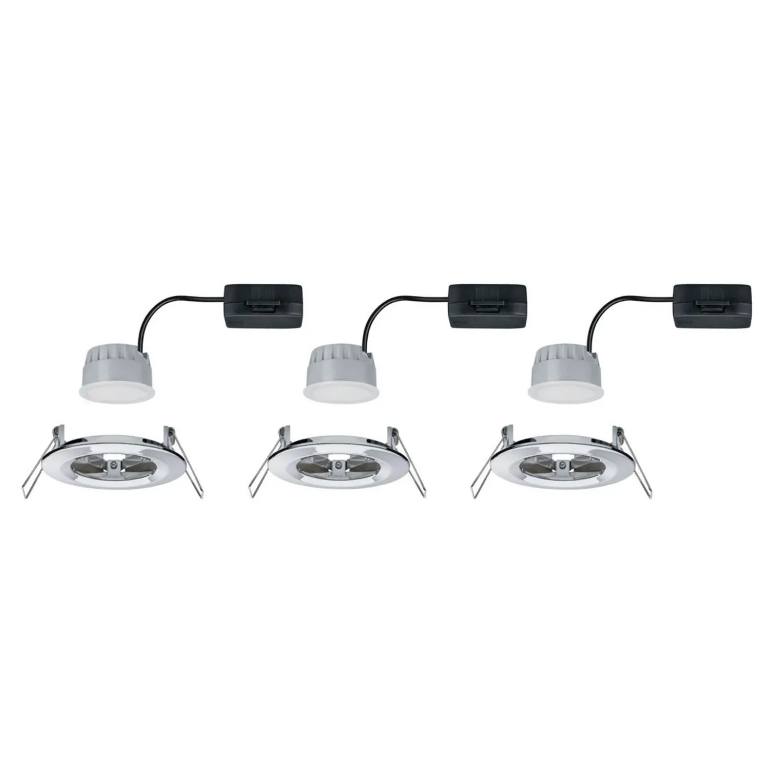 Paulmann foco empotrable LED Nova Coin 3 cromo redondo atenuable