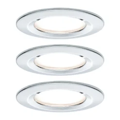 Paulmann foco empotrable LED Nova Coin 3 cromo redondo atenuable