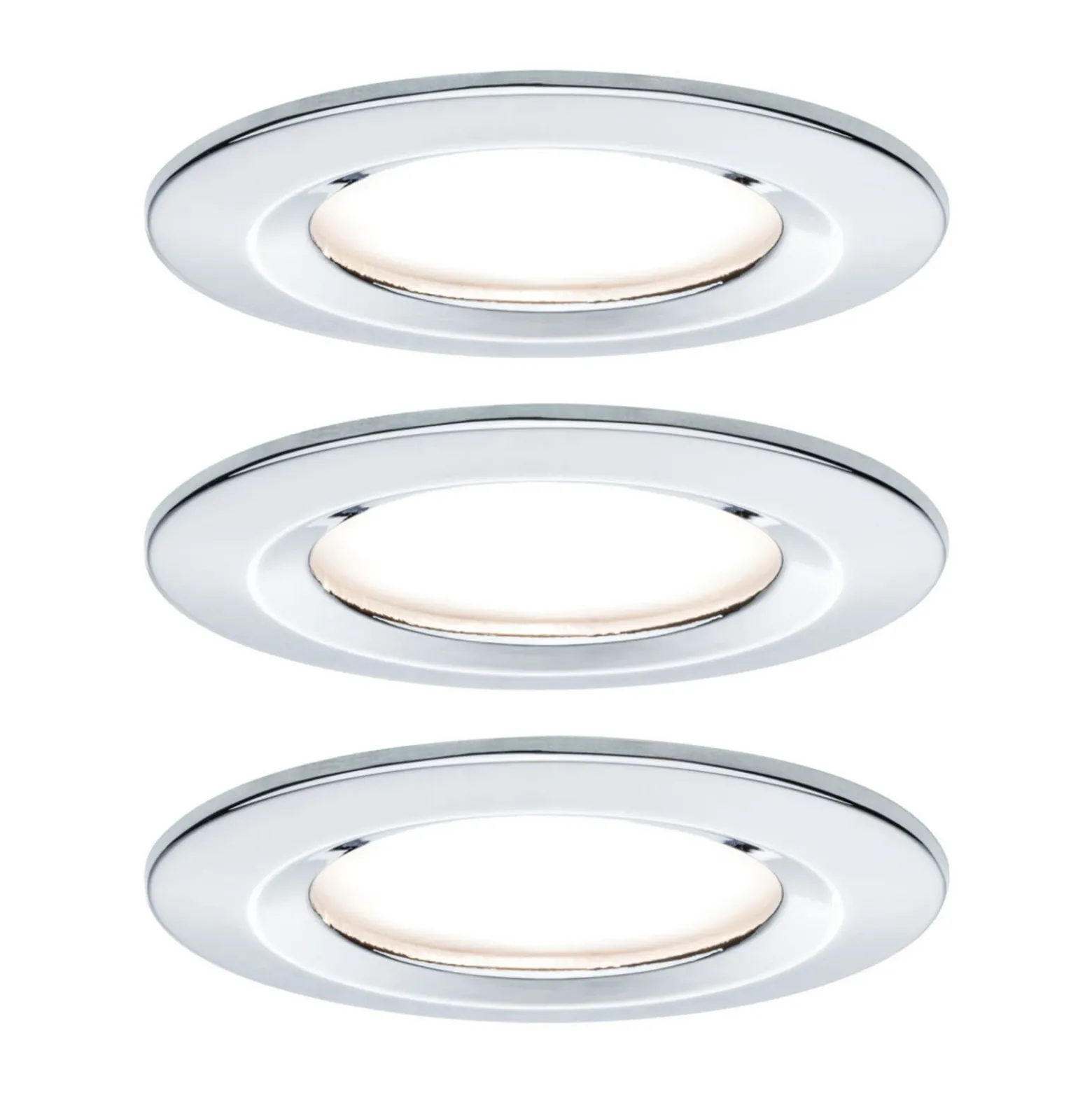 Paulmann foco empotrable LED Nova Coin 3 cromo redondo atenuable