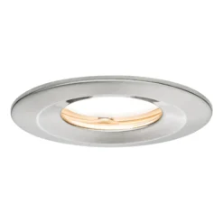 Paulmann foco LED Slim Coin atenuable, IP65 hierro