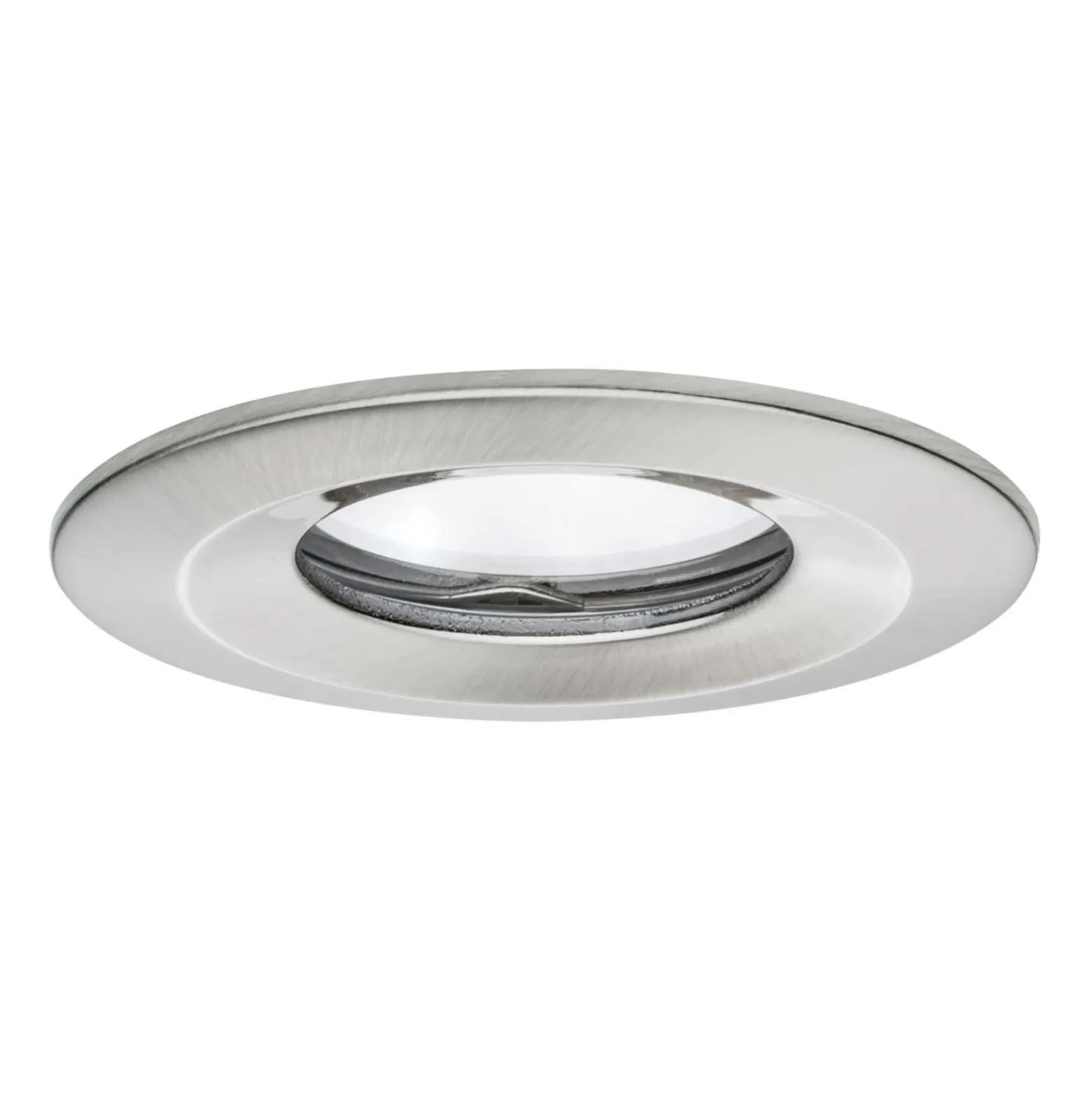 Paulmann foco LED Slim Coin atenuable, IP65 hierro