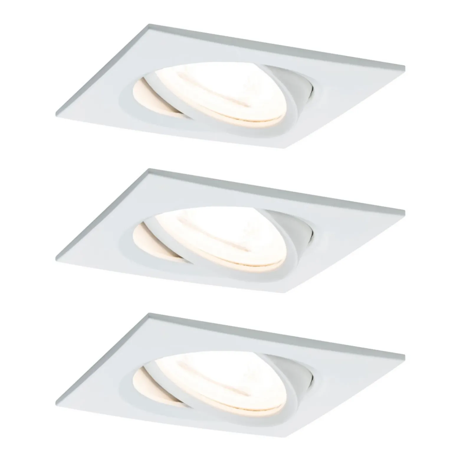 Paulmann 3 focos Nova angular atenuable, blanco
