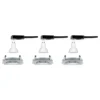 Paulmann 3 focos Nova angular atenuable/giratorio, aluminio