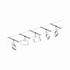 Paulmann Frame sobre cable LED 5 luces cromo mate