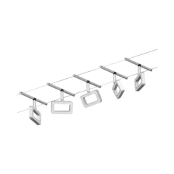 Paulmann Frame sobre cable LED 5 luces cromo mate