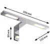 Paulmann Galeria Double Hook lámpara de espejo LED