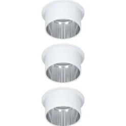 Paulmann Gil empotrado LED blanco mate/hierro 3 ud