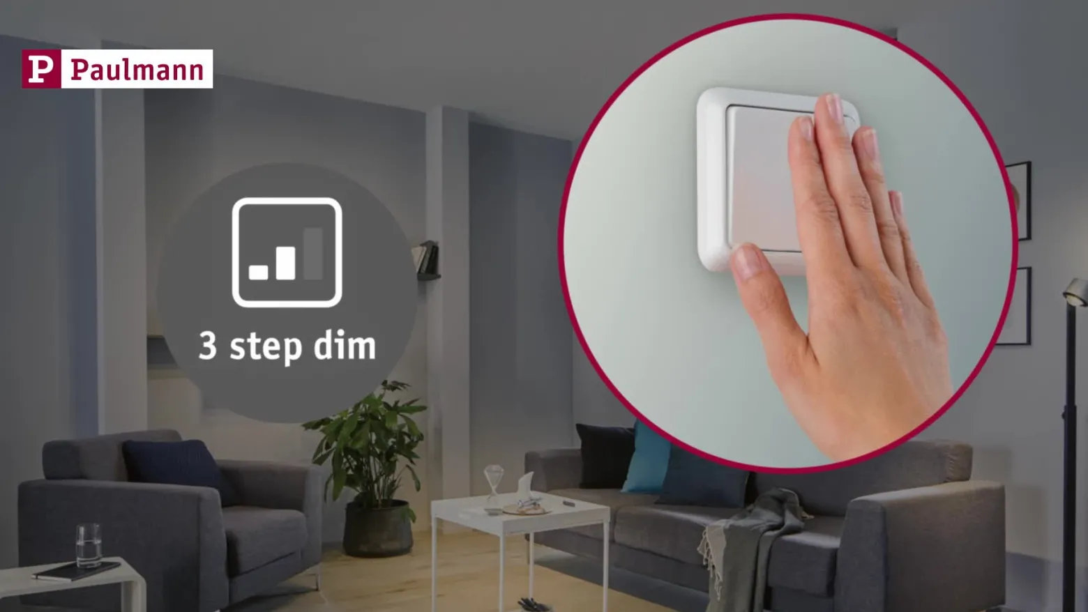 Paulmann Gil empotrado LED blanco mate/oro 3 ud