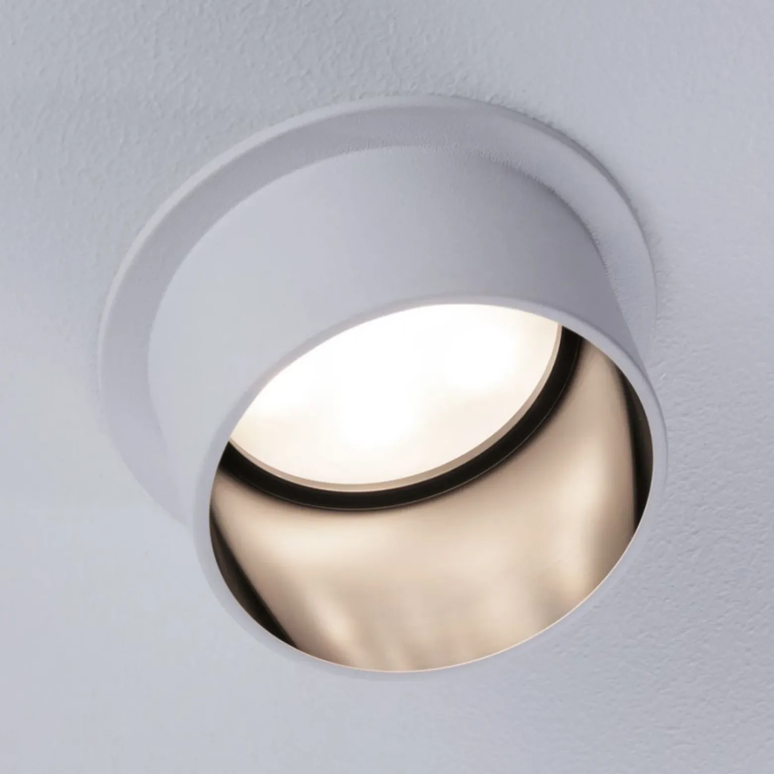 Paulmann Gil empotrado LED blanco mate/hierro 3 ud