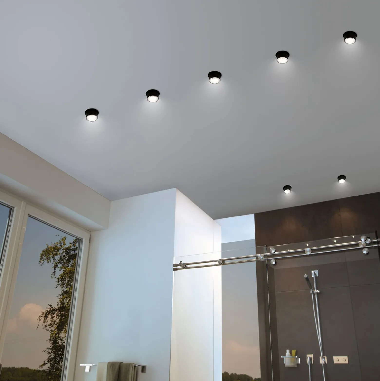Paulmann Gil empotrado LED negro mate/hierro 3 ud