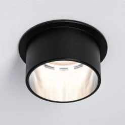 Paulmann Gil empotrado LED negro mate/hierro 3 ud