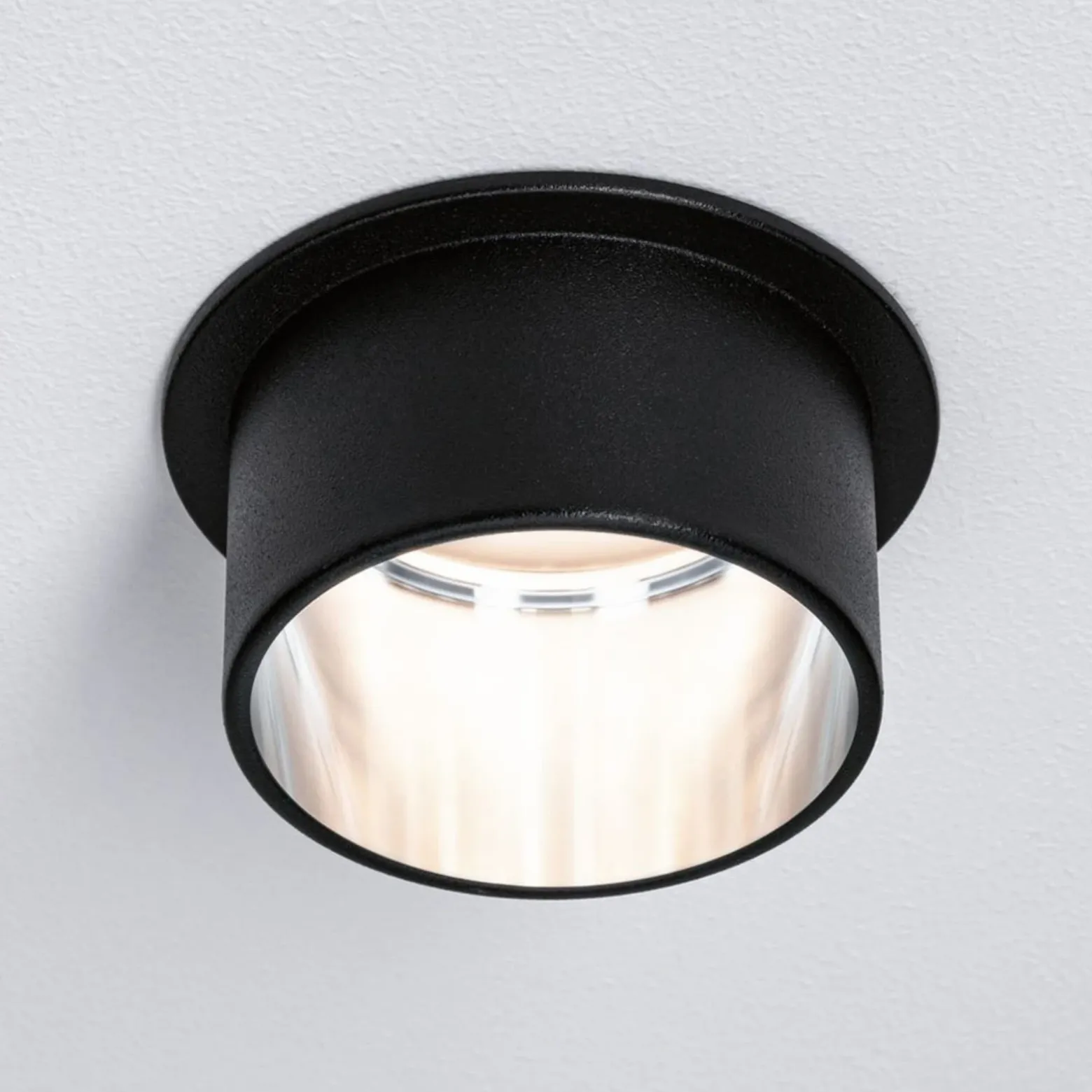 Paulmann Gil empotrado LED negro mate/hierro 3 ud