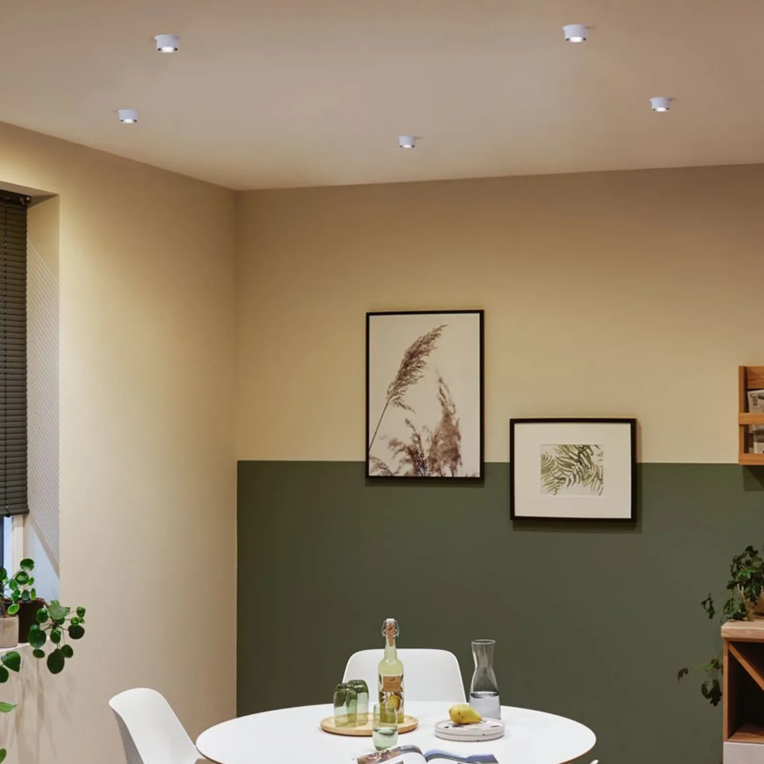 Paulmann Gil LED empotrable blanco/negro mate