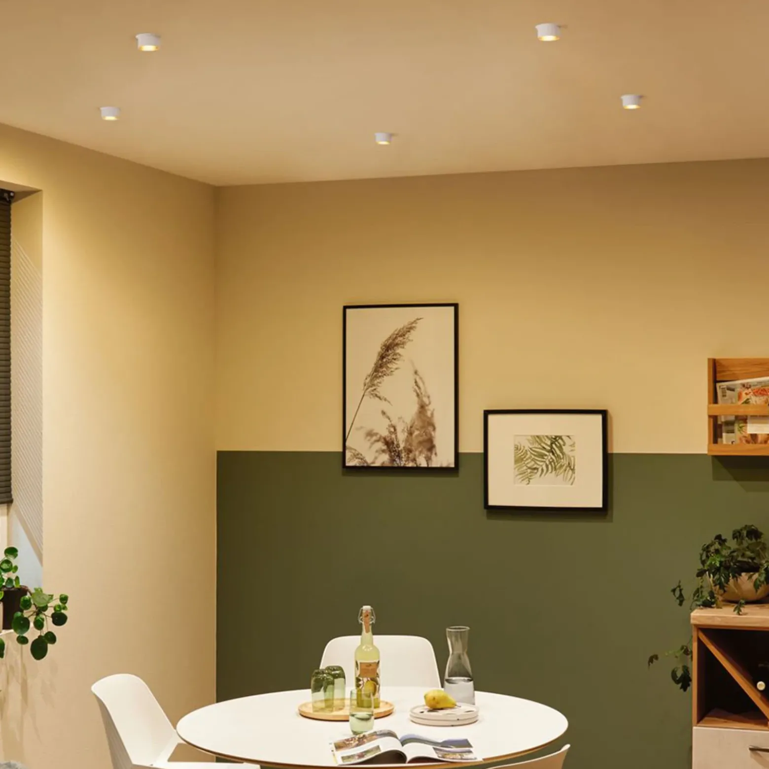 Paulmann Gil LED empotrable blanco mate/oro