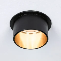 Paulmann Gil LED empotrable negro mate/oro