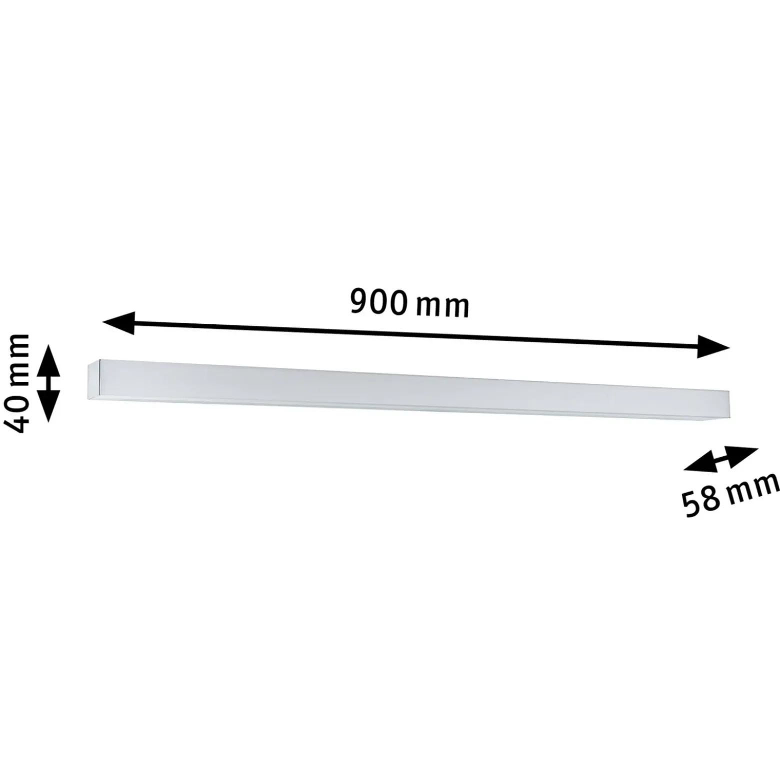 Paulmann HomeSpa Tova lámpara de espejo LED, 90 cm