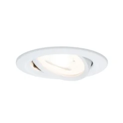 Paulmann, juego de 3 focos Nova redondos orientables, blanco mate, GU10, 2700 K